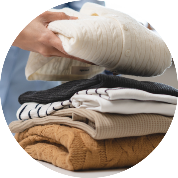 wash and fold in action